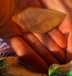 Large Tangerine Dream Lemurian Crystal